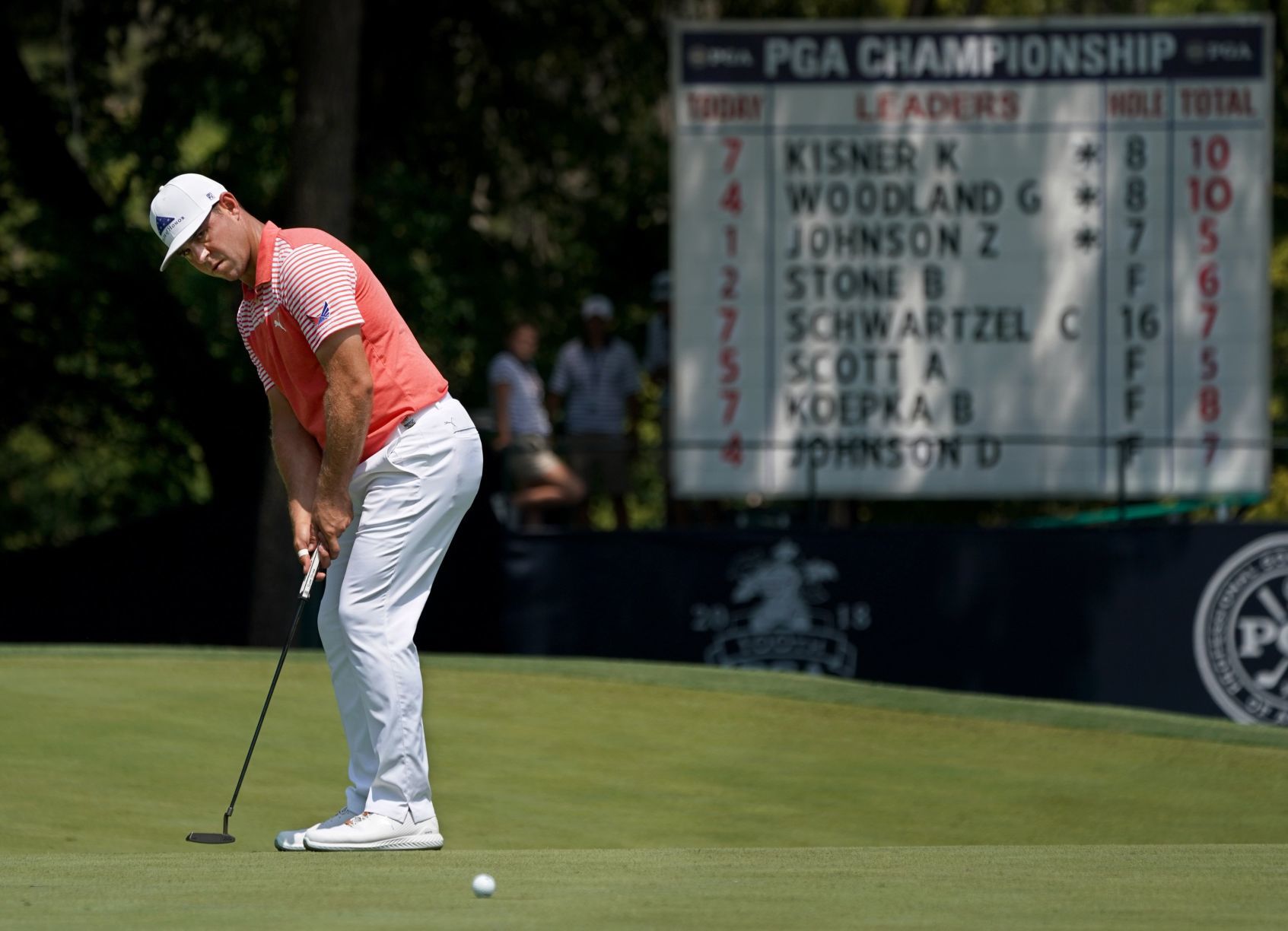 100th PGA Championship at Bellerive Country Club, round two